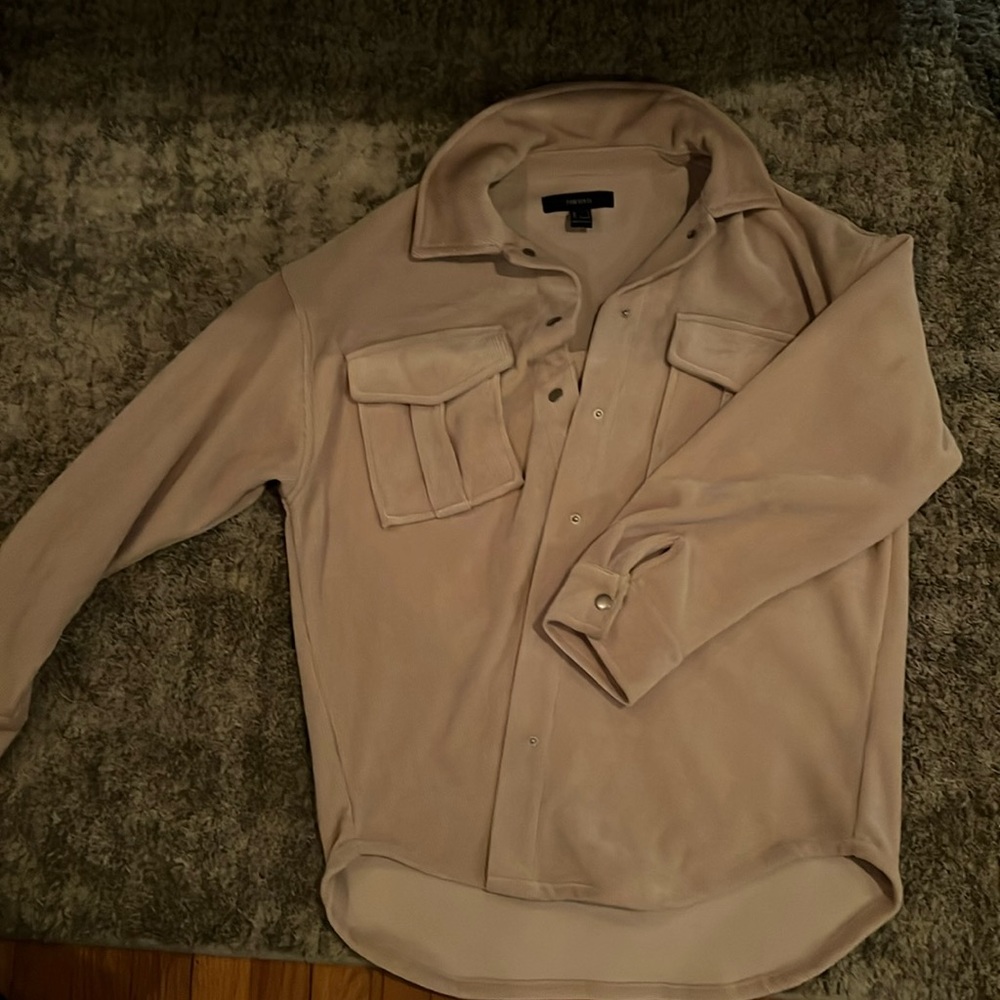 Cream jacket from Forever21